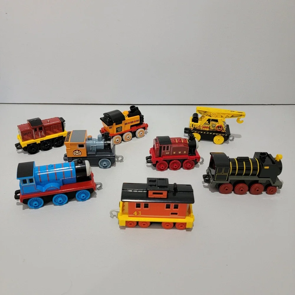 Thomas & Friends TrackMaster Push Along Diecast Metal Train Engine Lot 8pc